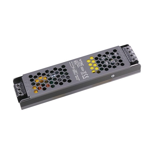 120W / 12V DC strömförsörjning för LED-strips - 10A, IP20, Slim design