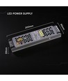 120W / 12V DC strömförsörjning för LED-strips - 10A, IP20, Slim