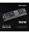 150W / 12V DC transformator för LED-strips - 12.5A, IP20, Slim design