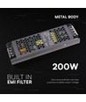 200W / 12V DC strömförsörjning för LED-strips - 16.5A, IP20, Slim design