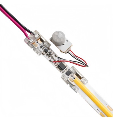 PIR-sensor för aluprofil - Passar 10mm strip, 12V (60W), 24V (120W)