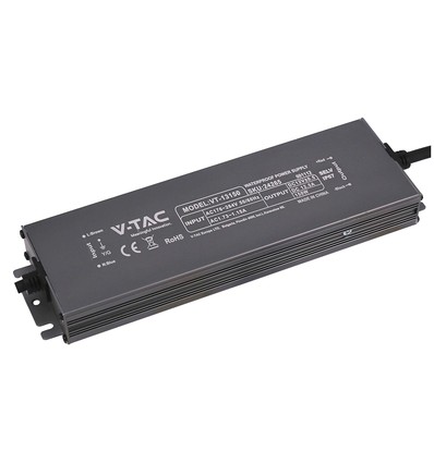 150W / 12V DC strömförsörjning - 12.5A, IP67 vattentät