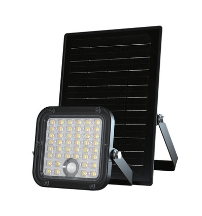 30W Solara CCT LED-strålkastare med solcell - IP65, fjärrkontroll