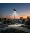 30W Solara CCT LED-strålkastare med solcell - IP65, fjärrkontroll