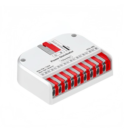 LED-strip fördelare - Hubb med 9 utgångar, 25A