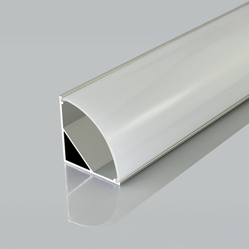 2m hörnprofil i silver för LED-strips - Inkl. hölje, 30x30mm monteringskit