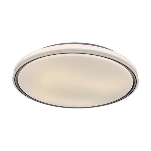 60W LED design-taklampa med fjärrkontroll - 3-i-1 CCT, dimbar, svart ring, inkl. ljuskälla