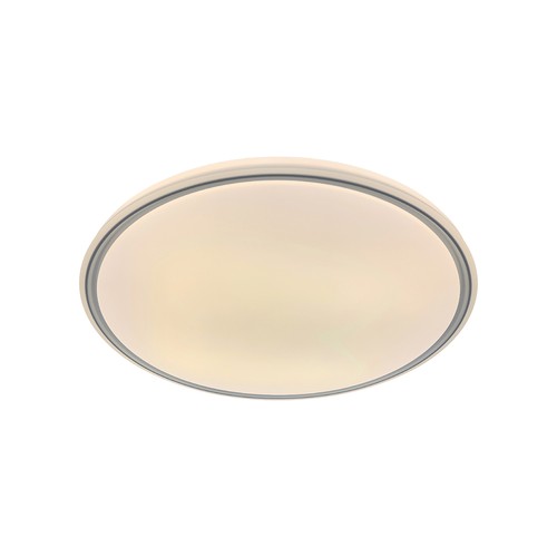 V-Tac 30W/60W/30W LED-taklampa med fjärrkontroll - 3-i-1 CCT, dimbar, grå ring, inkl. ljuskälla