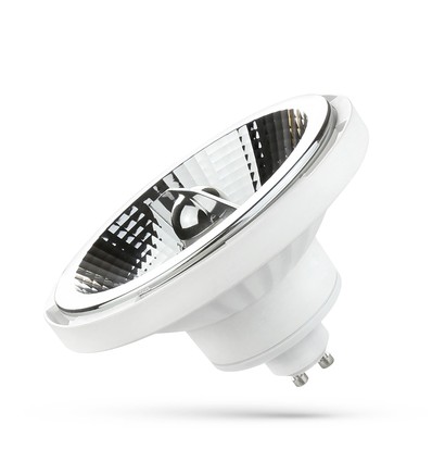 Spectrum 10W vit LED spot - AR111, GU10, 20°, 230v, 4000K