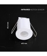 V-Tac infraröd rörelsesensor - Vit, IP20, max 400W LED