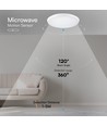 V-Tac 18W LED-sensorlampa med CREE - 5-i-1 CCT, IP65, 6 års garanti