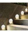 3W LED infälld spot för trappor - Rund, vit, IP65, 3000K