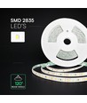 V-Tac 20m 8W/m Ultra Long LED-strip - 24V, IP20, 3000K