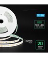 V-Tac 20m 8W/m Ultra Long LED-strip - 24V, IP20, 3000K, 120 LED per meter