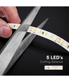 V-Tac 20m 8W/m Ultra Long LED-strip - 24V, IP20, 4000K, 120 LED per meter