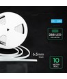 V-Tac 10m 9W/m Neon Flex LED - 24V, IP65, 4000K, pris per meter