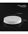 V-Tac 18W Ø22,5cm BACKLIT utanpåliggande panel - 3-i-1 CCT, CREE, 6 års garanti