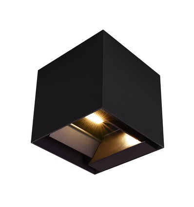 V-Tac 9W Solara vägglampa med sensor - Solcell, PIR, IP65, 3-i-1 CCT, svart hölje