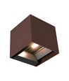 V-Tac 9W Solara vägglampa med sensor, CCT - IP65, PIR-sensor, Corten-färg, solcell, 3 ljusfärger