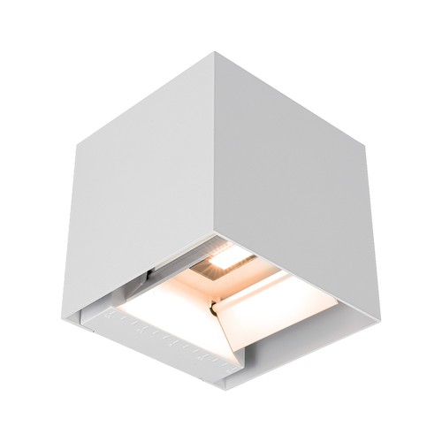 V-Tac 9W Solara vägglampa med sensor - IP65, vit, 3-i-1 CCT, solcell