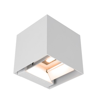 V-Tac 9W Solara vägglampa med sensor - IP65, vit, 3-i-1 CCT, solcell