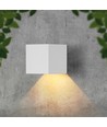V-Tac 9W Solara vägglampa med sensor - IP65, vit, 3-i-1 CCT, solcell