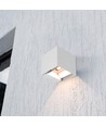 V-Tac 9W Solara vägglampa med sensor - IP65, vit, 3-i-1 CCT, solcell