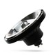 GU10 12W svart LED-spot - AR111