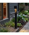 V-Tac 80cm GU10 trädgårdsbelysning pollare - IP44, svart, utan ljuskälla