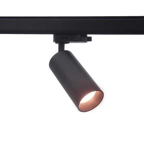 10W 3-fas RA97 dimbar skenspotlight - 110lm/w, svart