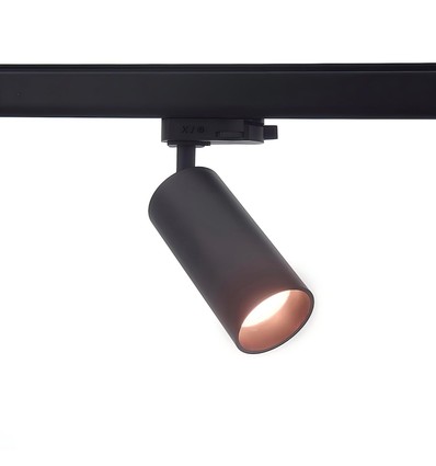 10W 3-fas RA97 dimbar skenspotlight - 110lm/w, svart