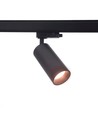 10W 3-fas RA97 skenspotlight - Dimbar, 110lm/W, svart
