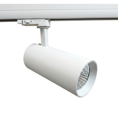Outlet: 30W LED skenspot - 3-fas, vit, 3000lm, 3000K, RA90