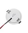 6-pack 12V downlight - 2,5W, rund, inkl. hålsåg och quick connector, för båt mm.