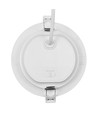 12W Dure 3 infälld panel - CCT, IP54, Ø14,5cm, vit kant, 110 grader, rund