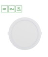 24W Dure 3 LED-taklampa - CCT, IP54, Ø22,5cm, vit, 110° ljusvinkel