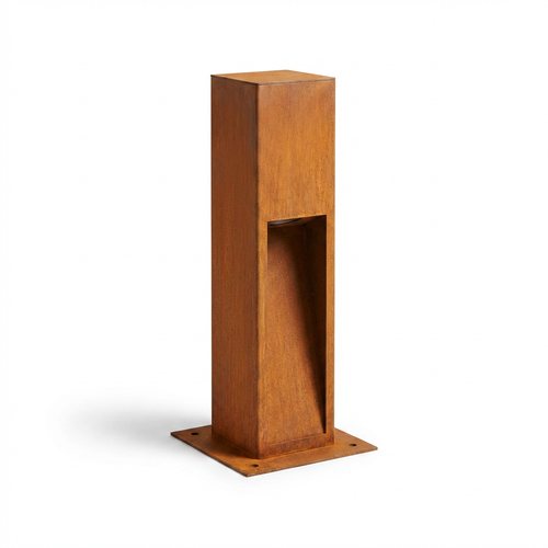 Corten trädgårdslampa - 50cm, 12W, IP65 utomhus, inkl. ljuskälla