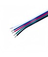 5m RGBW Kabel - 5x0,35mm², 12V-24V, för LED-strip