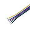 5m RGB+CCT-kabel för LED-strip - 6 × 0,35 mm², 12/24V