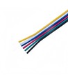 5m RGB+CCT-kabel för LED-strip - 6 × 0,35 mm², 12/24V