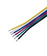 5m RGBCCT Kabel - 6x1,3mm²(16AWG), 12-24V, för LED-strip