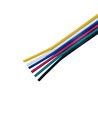 10m 1,2mm² RGBCCT kabel - 6-ledare (16AWG), 12V-24V för LED-strip