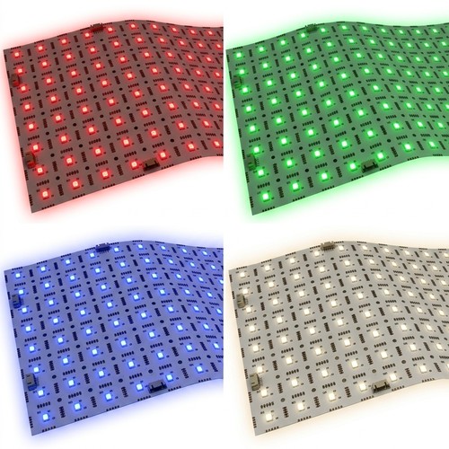 49x24 45W vikbart RGB+NW LED-ark RA95 - 24V DC, IP20