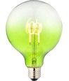 E27 4W dimbar LED filamentlampa - G125, Flex Globe, Grön, 140lm