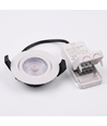 7W Infälld spotlight RA96, DimToWarm+CCT, Dimbar - Hål: Ø6,8 cm, Mått: Ø8,3 cm, Vit kant