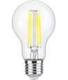 E27 3,8W dimbar LED-filamentlampa - A60, 806lm, Klass A, klart glas, 2700K