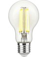 E27 3,8W dimbar LED-filamentlampa - A60, 806lm, Klass A, klart glas, 2700K