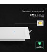 24W Fyrkantig LED-panel för infällnad - Backlit, 3-i-1 CCT, CREE-chip, 6 års garanti