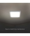 18W CCT LED taklampa kvadratisk - 3-i-1 färgval, Cree chip, 6 års garanti