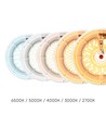 30W LED-taklampa med sensor - 5CCT, vit kant, inbyggd rörelsesensor